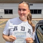 Harriet passed first time