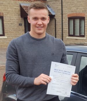 Cameron passed first time