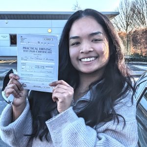 I passed my driving test!