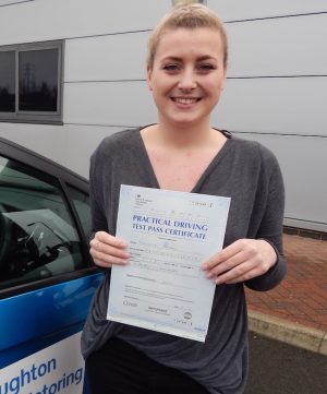 Charley passed first time