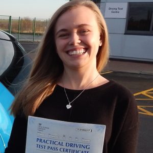 Chloe passed first time