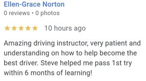 Ellen passed first time with ZERO faults :)