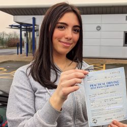 Ellen passed first time with ZERO faults :)