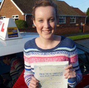 Laura passed first time!