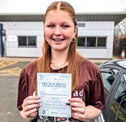 Lily passed first time :)