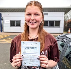 Lily passed first time :)