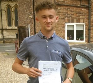 Max passed first time!