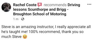 Review of Broughton School of Motoring in Scunthorpe