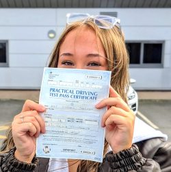 Siobhan passed first time :)