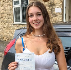 Sofia took driving lessons in Scunthorpe with the Broughton School of Motoring